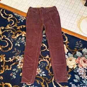 We The Free Women's Brown Corduroy Skinny Pants
